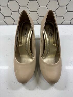 Predictions Comfort Plus Karmen Nude Color Patent Pump